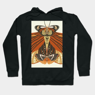 Boho Butterflies collage Hoodie